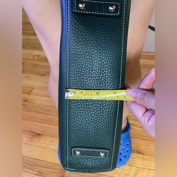 Dooney & Bourke Vintage Rare Pebble Grain Leather Large Hobo Hunter Sac West - Picture 11 of 15